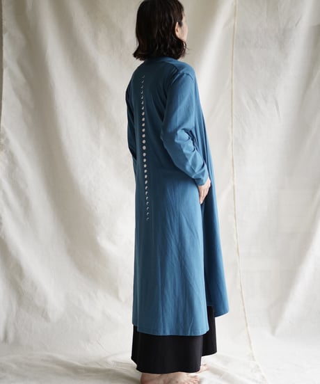 Len moon circle long slit coat  SHINKAI
