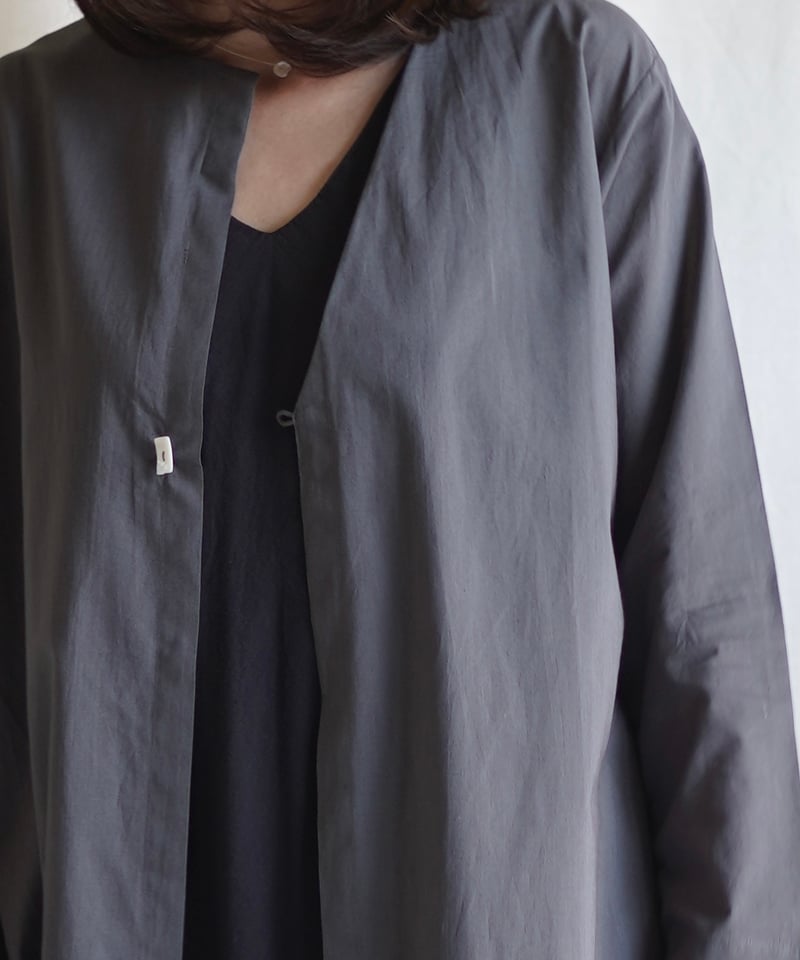 wing neck coat SUMIKURO | Little Eagle