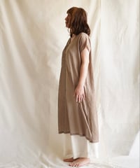 cotton pintuck OP MOCHA