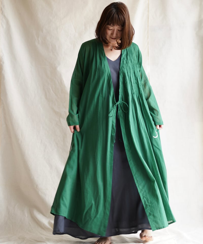 cotton pintuck cache-coeur BOTANICAL | Little