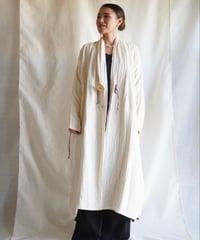 cotton 6 layer gauze robe coat  WOOD
