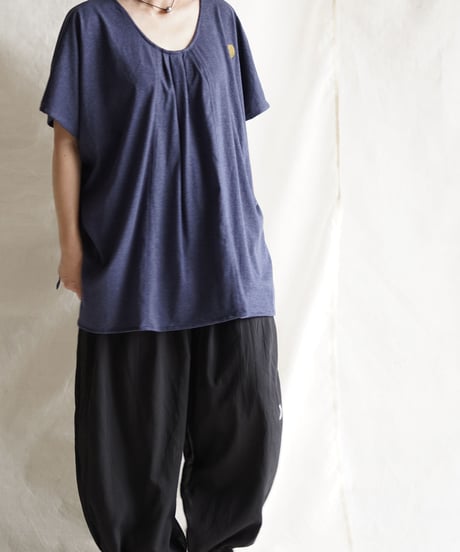 cotton gather PO long  NAVY