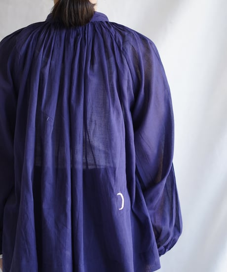cotton bretagne blouse   KONJOU