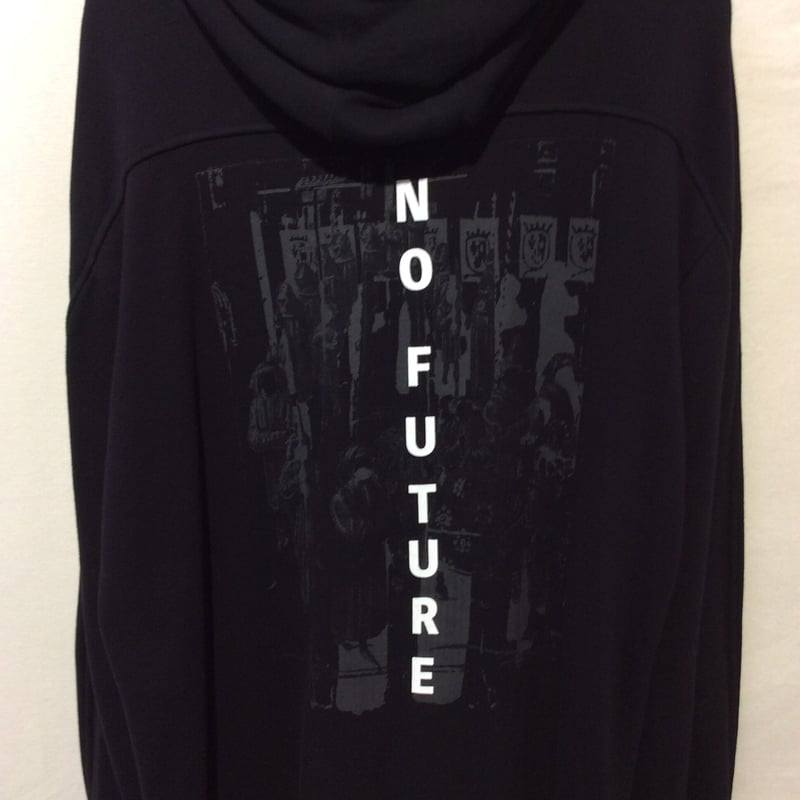 S'YTE YOHJI YAMAMOTO 「NO FUTURE」 ジップパーカー | Don S'YTE YOHJI YAMAMOTO 「NO FUTURE」 ジップパーカー | Don
