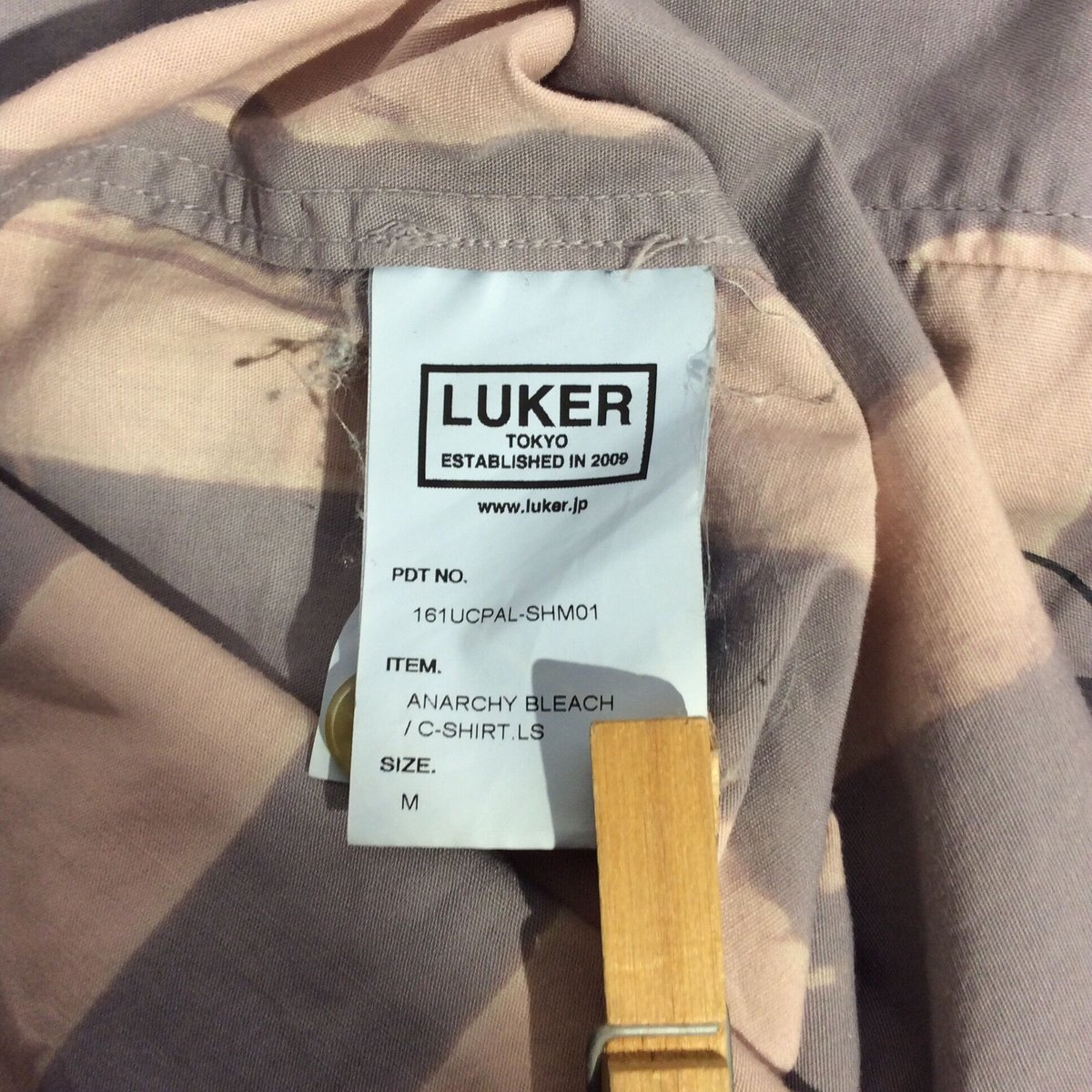 LUKER BY NEIGHBORHOOD PEEL & LIFT アナーキーシャツ | Do