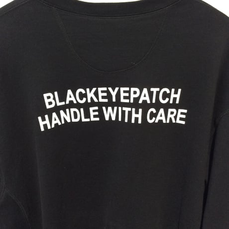 BLACK EYE PATCH ブラックアイパッチ 取扱注意 トレーナー ロゴスウェット