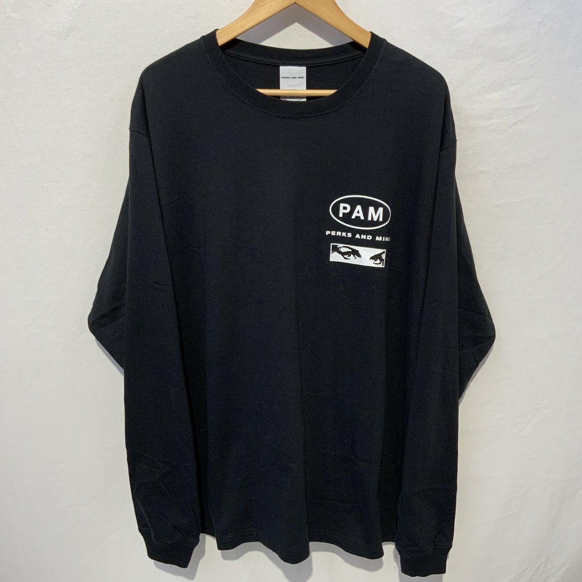 未使用品　PERKS AND MINI パム　ロングスリーブTシャツ　Lサイズ PAM PERKS AND MINI パム パークスアンドミニ ロングスリーブT