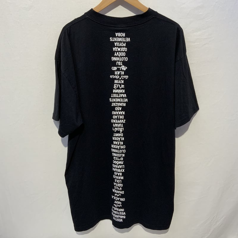 VETEMENTS(ヴェトモン)19SS TRANSLATED T-SHIRT