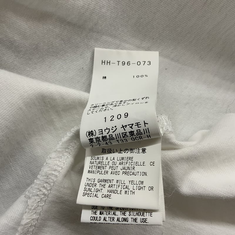 Yohji Yamamoto×NEWERA ヨウジヤマモト ニューエラ ロゴ刺繍T Yohji Yamamoto×NEWERA ヨウジヤマモト ニューエラ ロゴ刺繍T