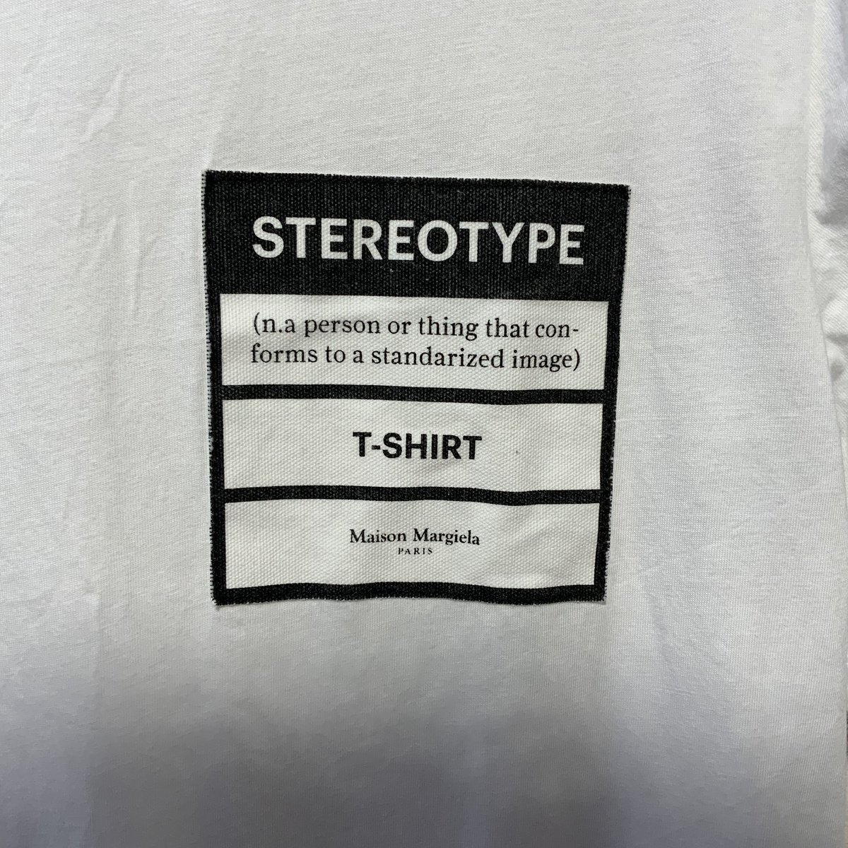 マルジェラ stereotype tee Tシャツ white size50-