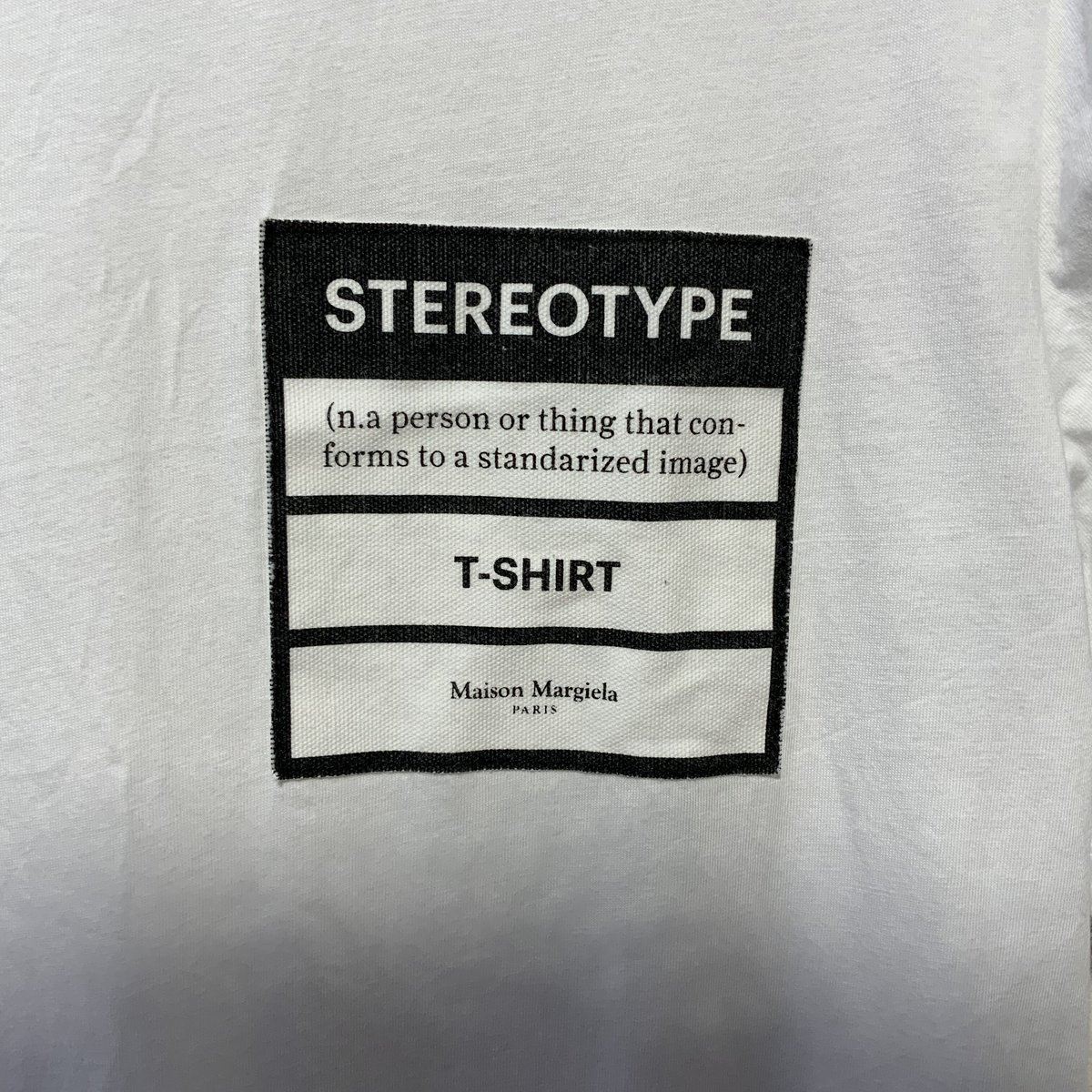 Maison Margiela STEREO TYPE Tシャツ Maison Margiela Shirt Mens 54 Peach Stereotype Short Sleeve