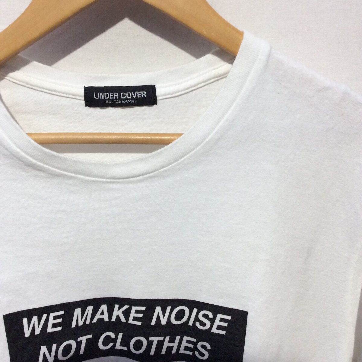UNDERCOVER WE MAKE NOISE NOT CLOTHES アンダーカバー プリントTシャツ
