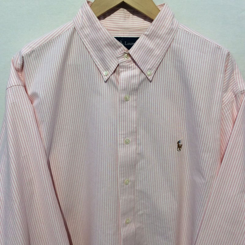 RALPH LAUREN ラルフローレン BDシャツ コットンシャツ ストライプ 