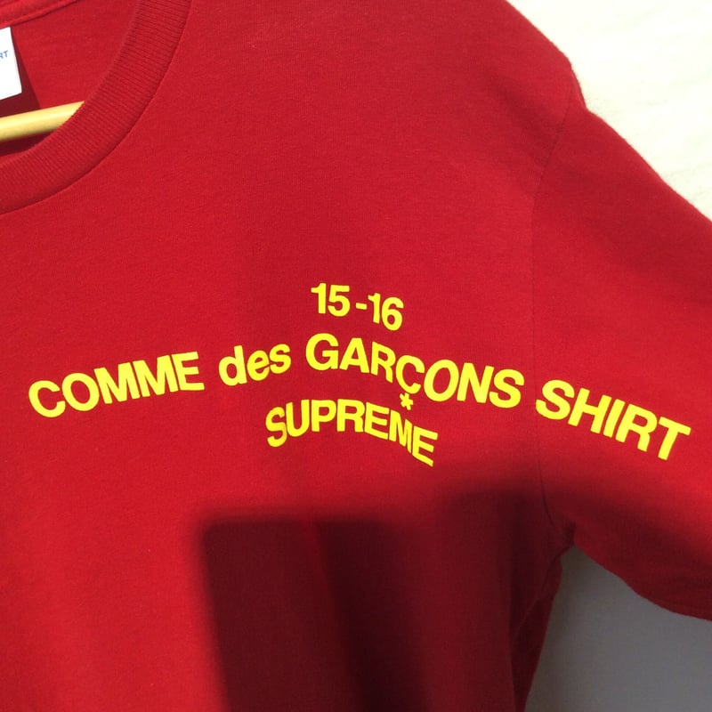 supreme comme des garcons shirt 15AW ロゴ