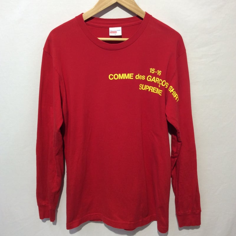 Supreme × COMME des GARCONS 15AW L/S Tee シュプリーム...