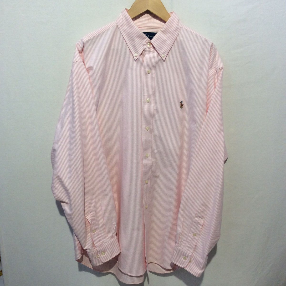 RALPH LAUREN ラルフローレン BDシャツ コットンシャツ ストライプ 