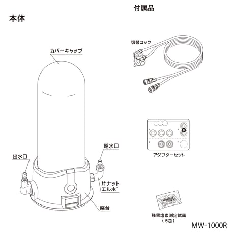 超水	MW-1000R	(据置型リターン式浄水器)家庭用浄水器の最高機種