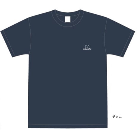 あべさとえTシャツ【ABENOMUSIC】デニム色