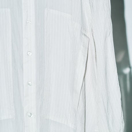 【ensou.】Big Raglan Shirt -WHITE STRIPE-