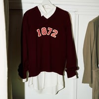 【Dechamps】Signature Cashmere v-neck with patch