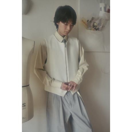 【TOZAOU】High Tuck Waistcoat