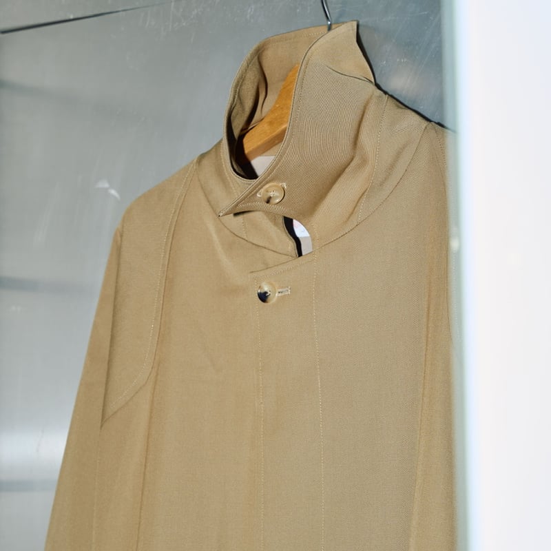 A MACHINE】Trench Coat - blanch pattern - city＆