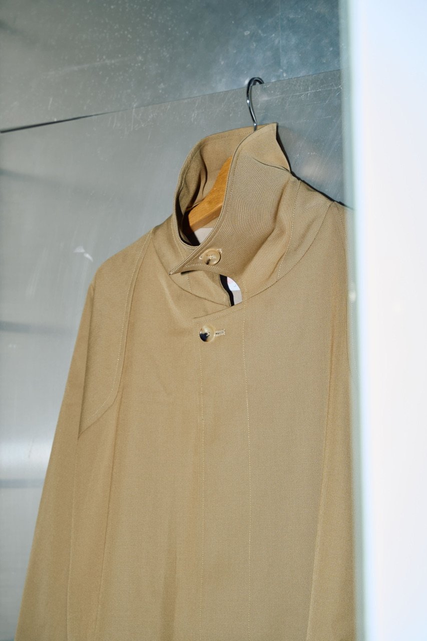A MACHINE】Trench Coat - blanch pattern - city＆