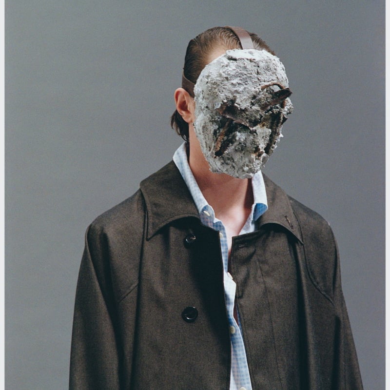 A MACHINE】Trench Coat - blanch pattern - city＆