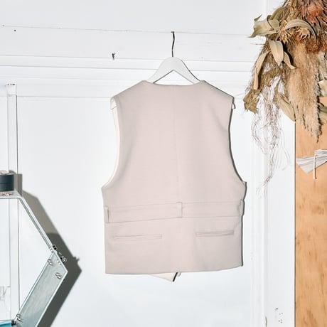 【TOZAOU】High Tuck Waistcoat