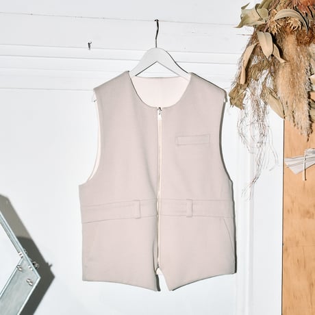 【TOZAOU】High Tuck Waistcoat