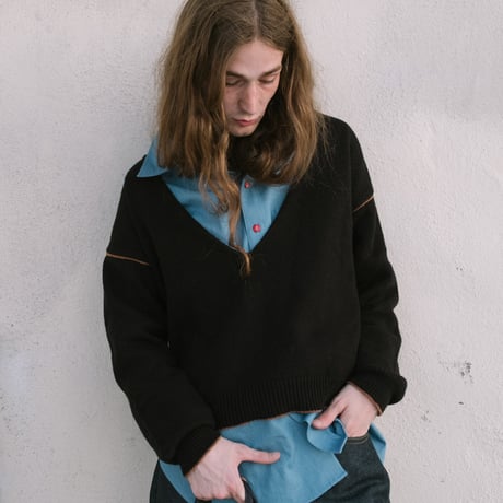 【Georgia】LEE V NECK PULLOVER
