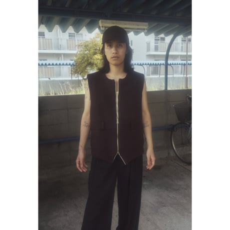 【TOZAOU】High Tuck Waistcoat