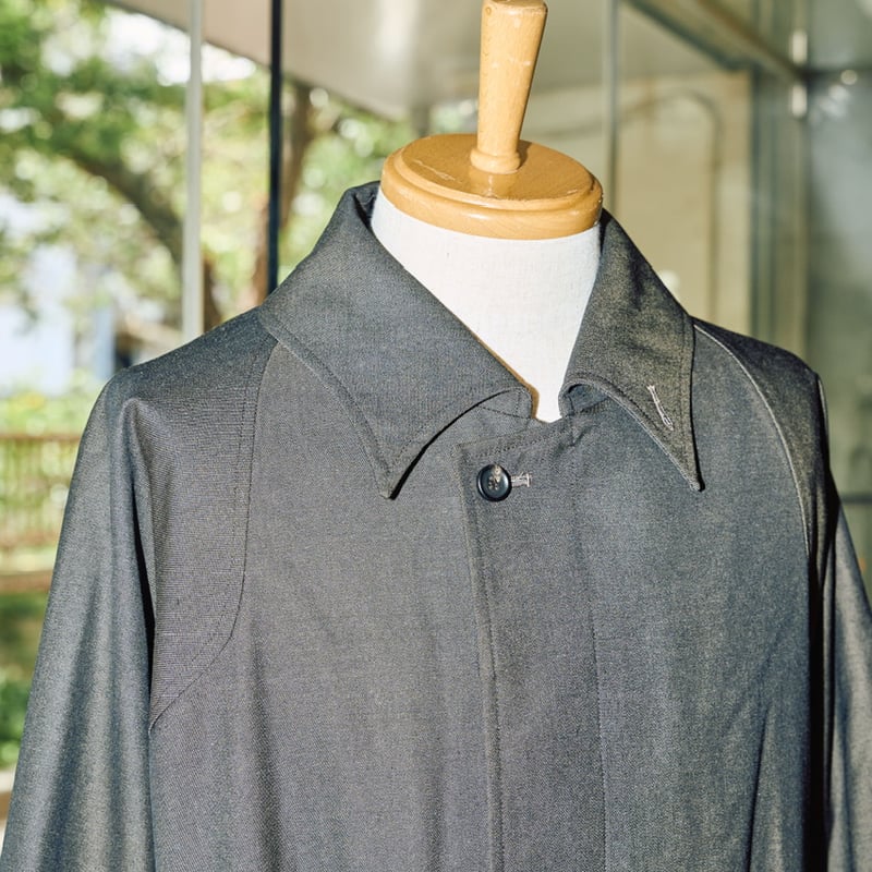 A MACHINE】Trench Coat - blanch pattern - city＆