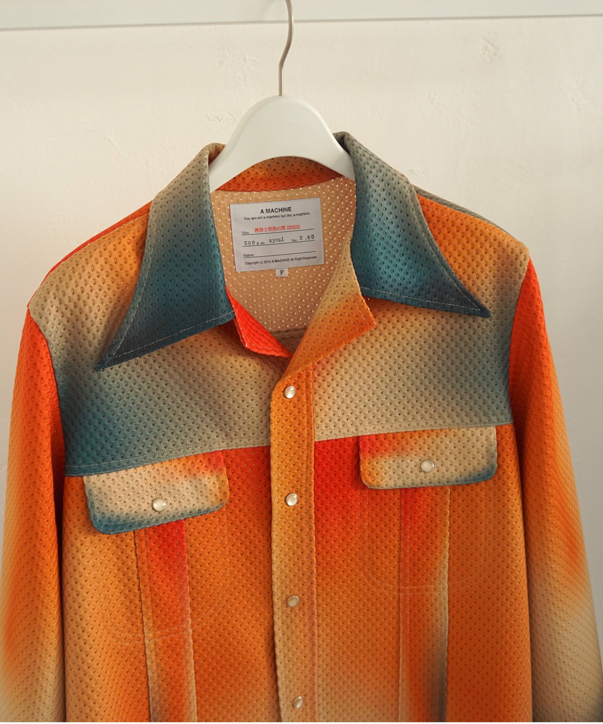 A MACHINE】 Dirt Gradation Shirt | -see you l 