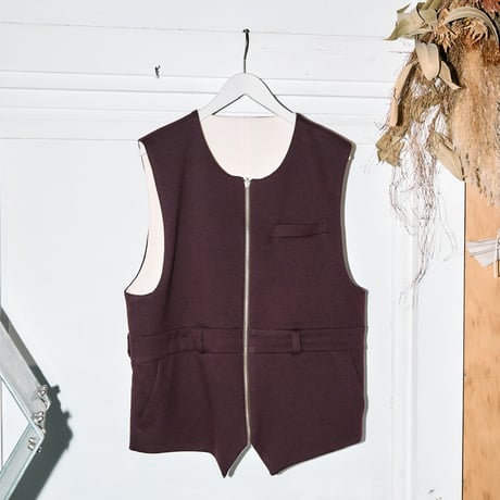 【TOZAOU】High Tuck Waistcoat