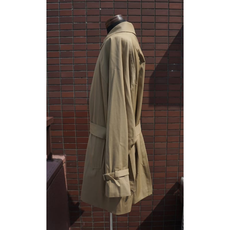A MACHINE】Trench Coat - blanch pattern - city＆