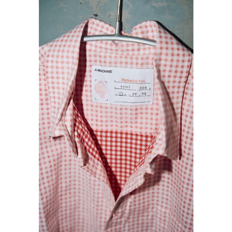 トップス A MACHINE Not Reversible Shirt A MACHINE】Not Reversible Shirt | -seeyoulater