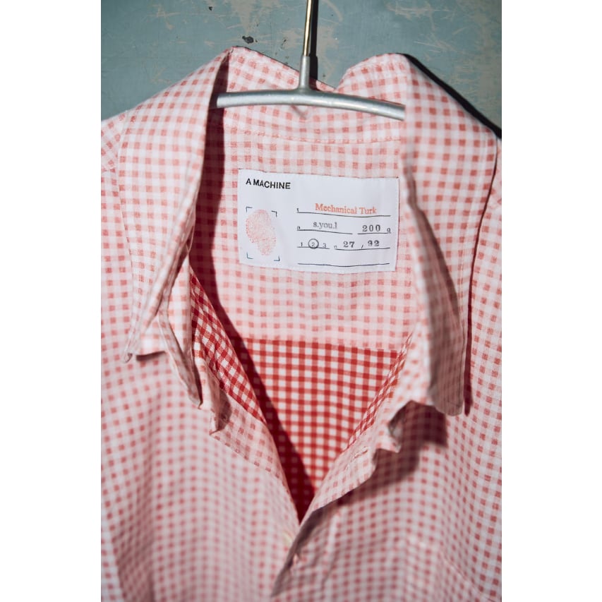 A MACHINEシャツNot Reversible Shirtsサイズ3 我儘 A MACHINEシャツNot Reversible Shirtsサイズ3 我儘