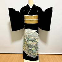 黒留袖】ふっくらタイプ TB-18 鉾車に松 | 髪結・レンタル着物 ヘア