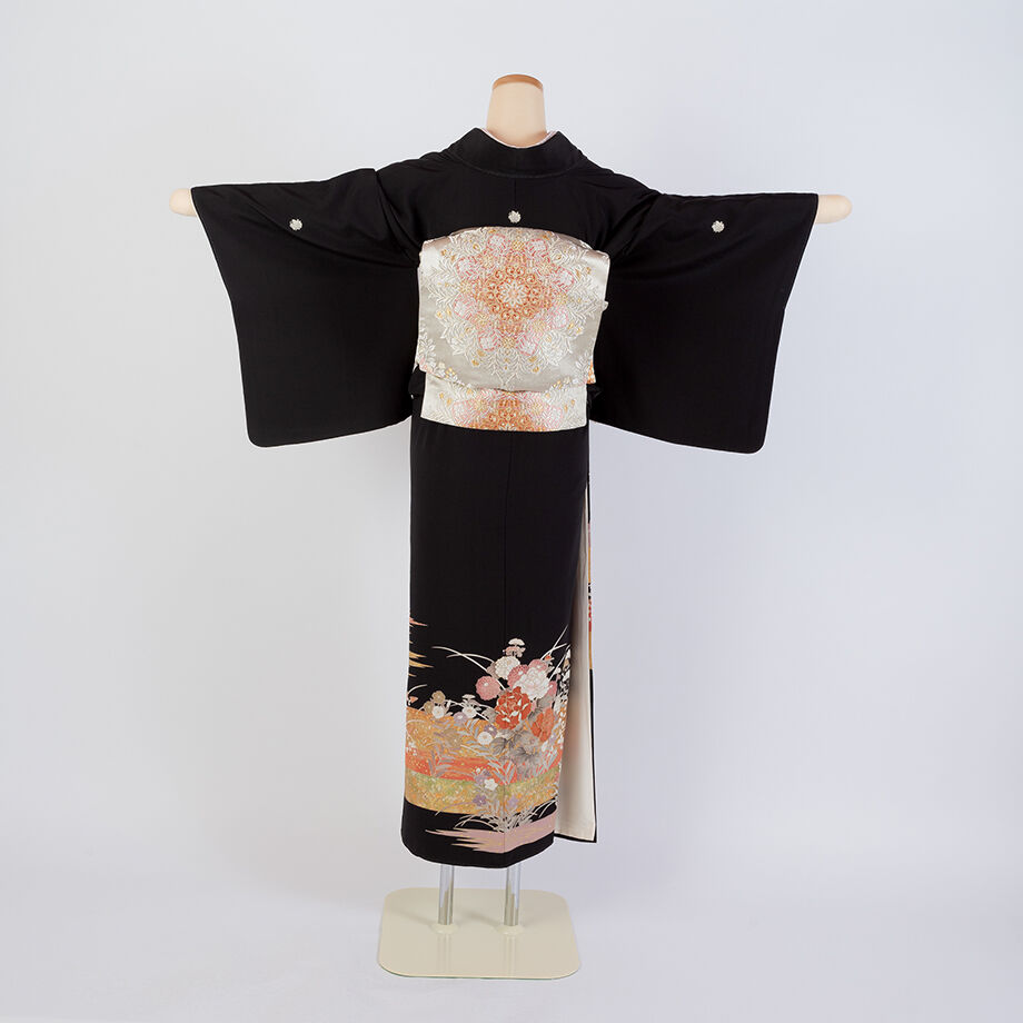 ぐあんな 黒留袖 7点セット ぐあんな 黒留袖 7点セット ぐあんな 黒