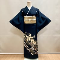 【黒留袖】TB-7 誰が袖に花尽くし