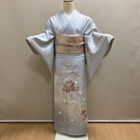 【訪問着】K-6 グレーブルー