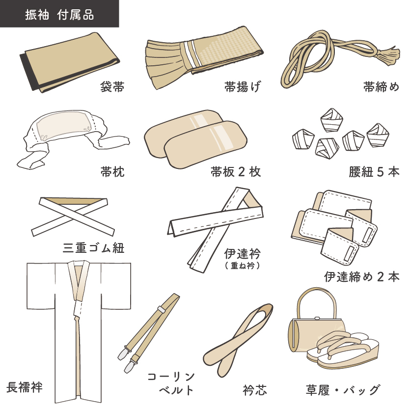 振袖セット（黒地にラメ小花） 振袖セット（黒地にラメ小花）