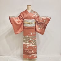 【訪問着】K-19　 くすみオレンジ