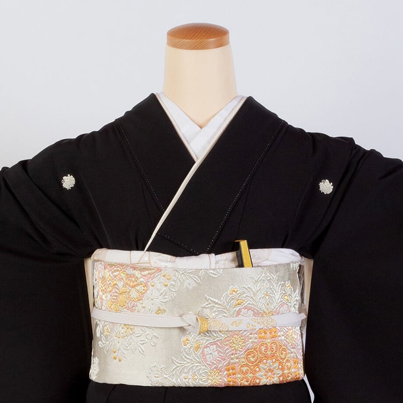 黒留袖】TB-6 変わり霞に花尽くし | 髪結・レンタル着物 ヘアセットCOCO