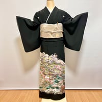 891　30%割引セール　正絹　黒留袖　飛鶴•松竹梅　吉祥文様　５点フルセット 891 正絹 黒留袖 飛鶴•松竹梅 吉祥文様 5点フルセット - メルカリ