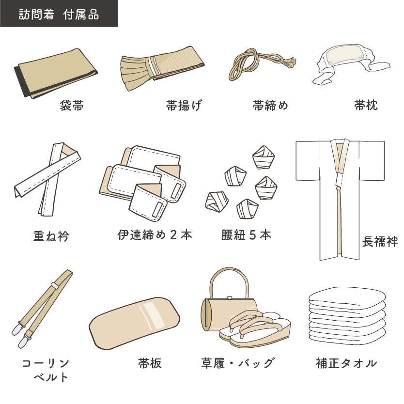 訪問着】H-13 イエローゴールド(白藤) | 髪結・レンタル着物 ヘア 