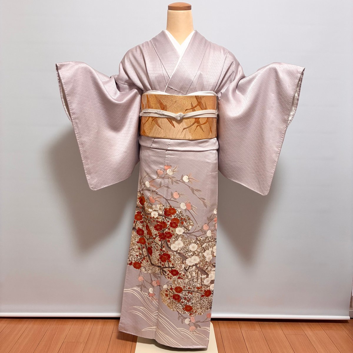 色留袖】 TC-4 藤色（梅樹に橘） | 髪結・レンタル着物 ヘアセットCOCO