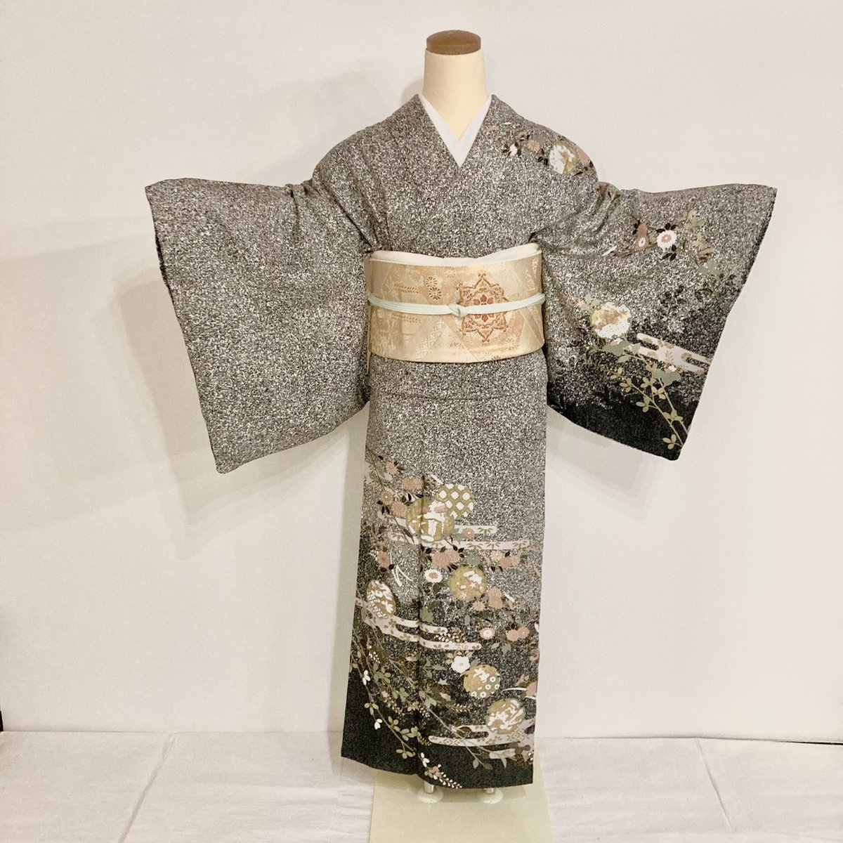 1280螺鈿訪問着 袷単品 従っ