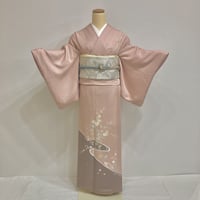 【訪問着　袷10月〜5月】K-29　 あずき